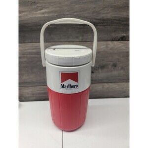 90s Coleman Water Jug 5590 Thermos Marlboro Red White Cigarette Logo